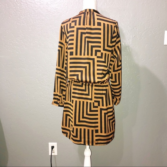 Noir (ModCloth) striped long sleeve dress. - Picture 3 of 7